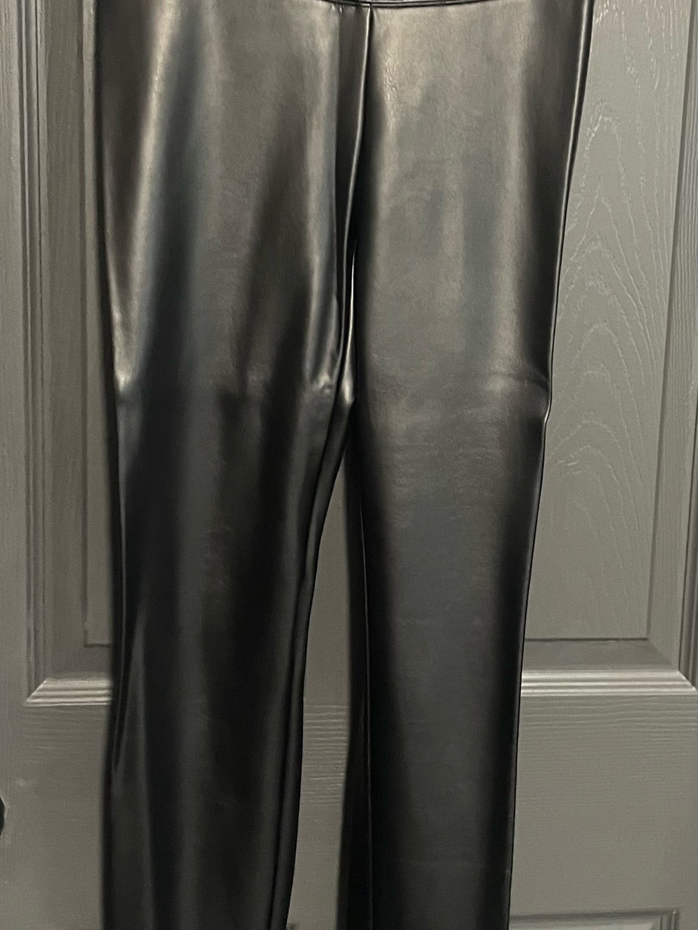 White House Black Market Black Faux Leather Leggings